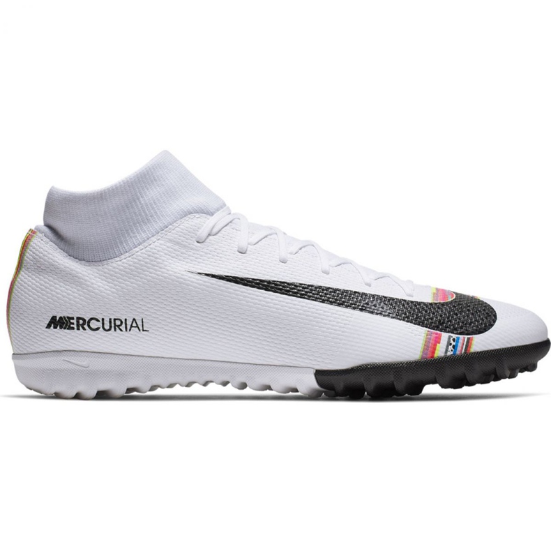 Buty piłkarskie Nike Mercurial Superfly X 6 Academy Tf M AJ3568-109 wielokolorowe białe