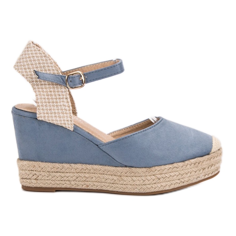 Seastar Espadryle Na Platformie niebieskie