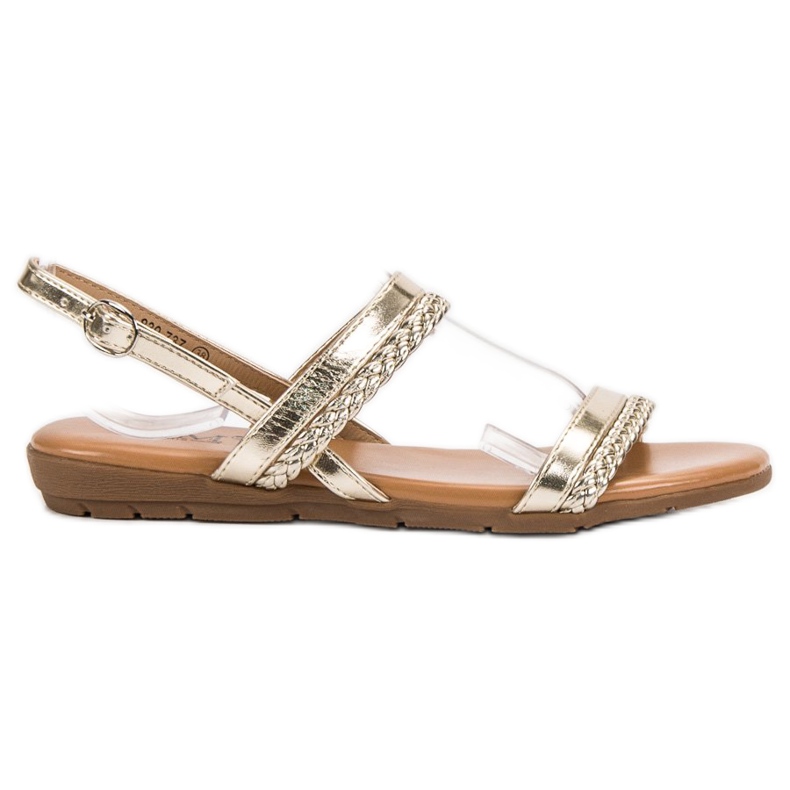 Cm Paris Casualowe Sandały żółte