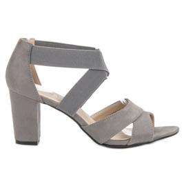 Filippo Szare Wsuwane Sandałki