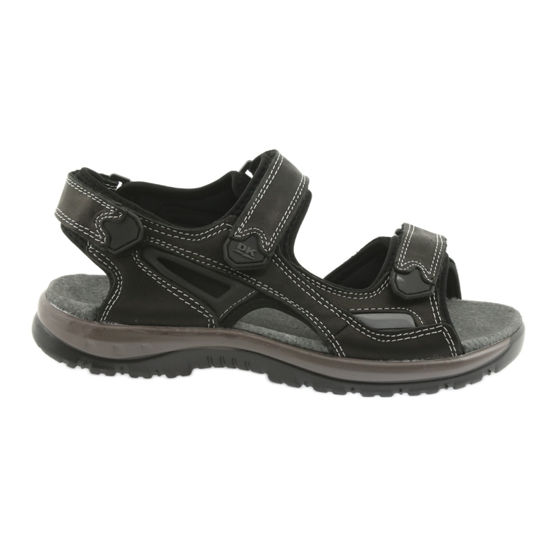 Sandały na rzepy lekki spód EVA DK czarne