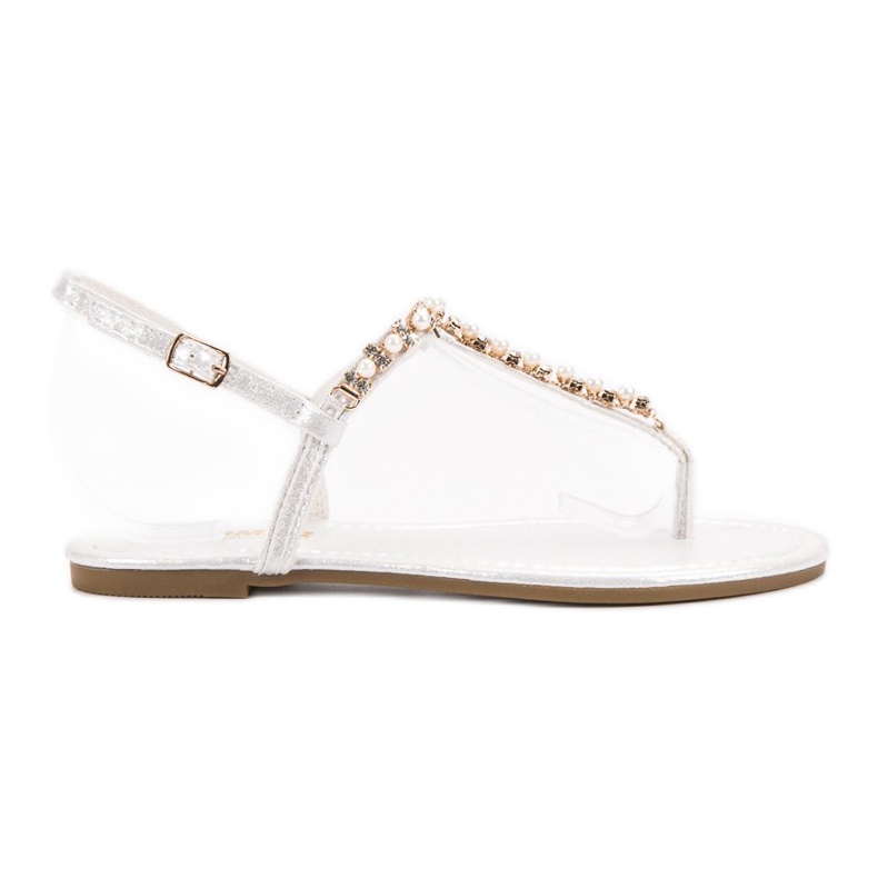 Comer Sandały Japonki białe