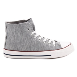 Jumex Wysokie Szare Trampki