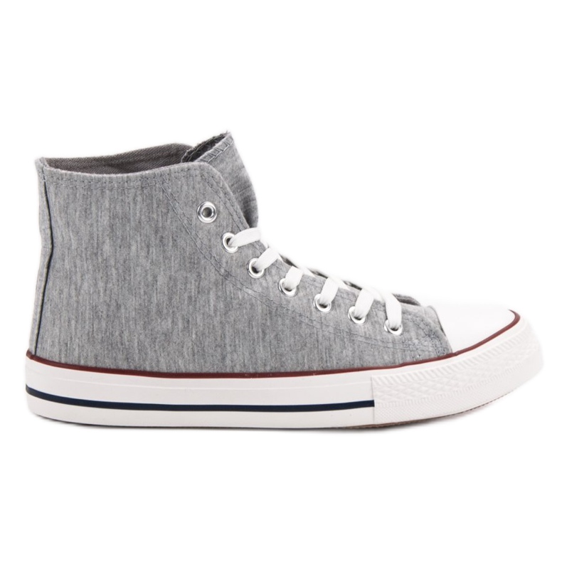 Jumex Wysokie Szare Trampki