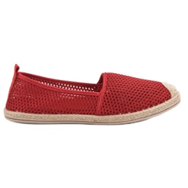 Seastar Czerwone Tekstylne Espadryle