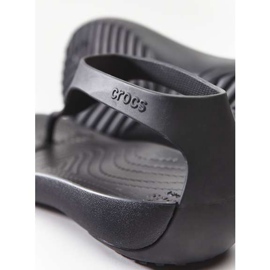 Crocs Serena Flip W 060 Black Black czarne