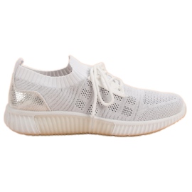 Primavera Białe Wsuwane Obuwie