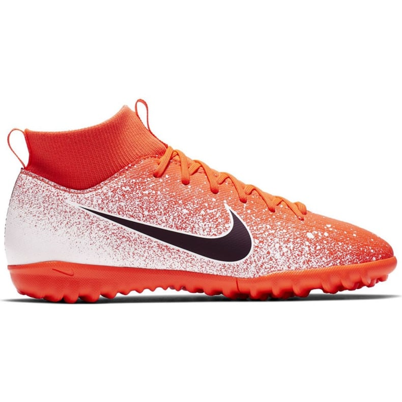 Buty piłkarskie Nike Mercurial Superfly X 6 Academy Tf Jr AH7344-801 pomarańczowe wielokolorowe