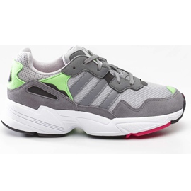 Adidas Yung 96 J 802 Grey Two Grey Three Shock Pink szare wielokolorowe