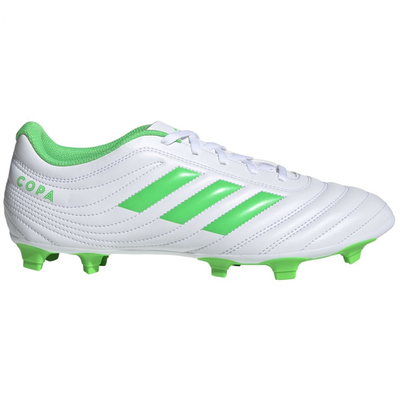 Buty piłkarskie adidas Copa 19.4 Fg M D98069 białe wielokolorowe