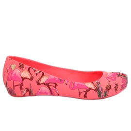 Meliski z flamingami różowe CK85 Coral wielokolorowe