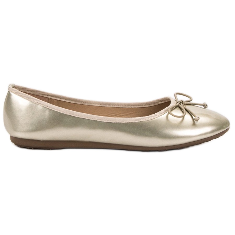 Renda Baleriny Z Kokardką żółte