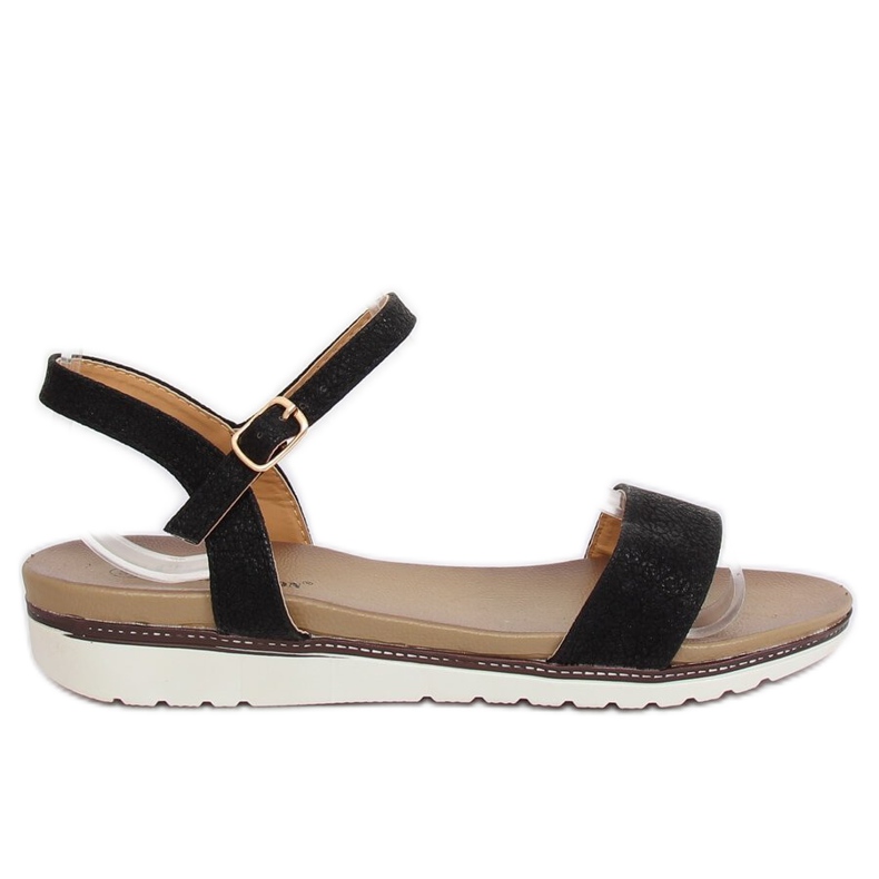 Sandałki damskie czarne S18-33 Black