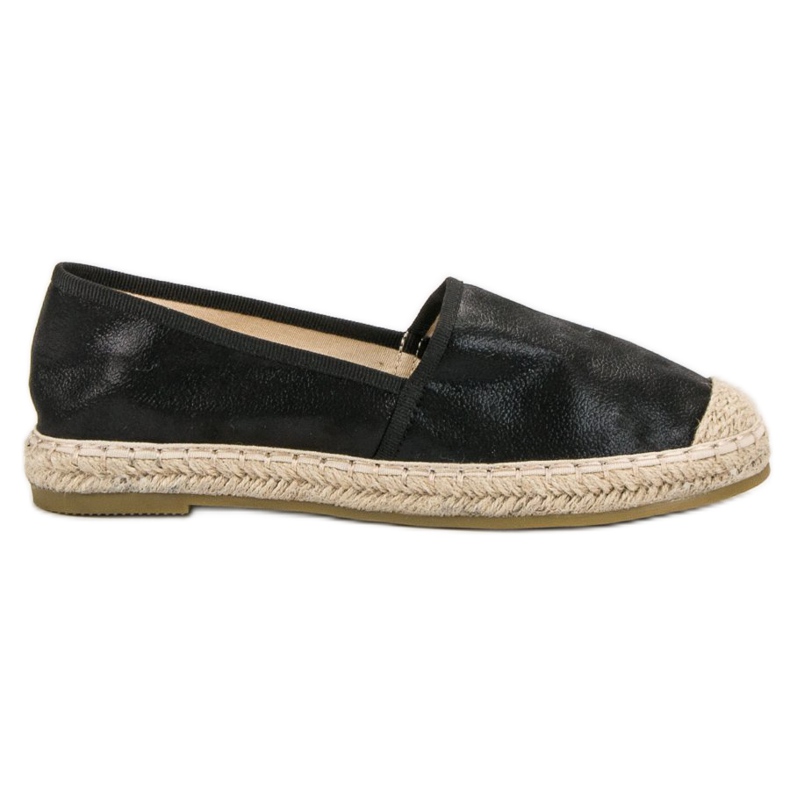 Forever Folie Czarne Espadryle