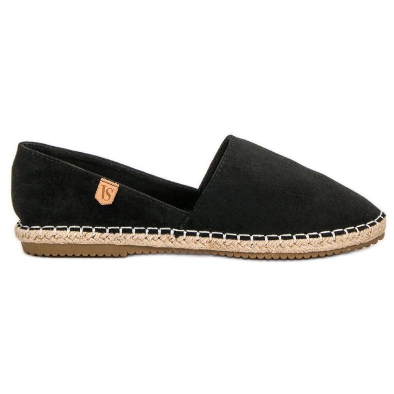 Zamszowe Espadryle VICES czarne