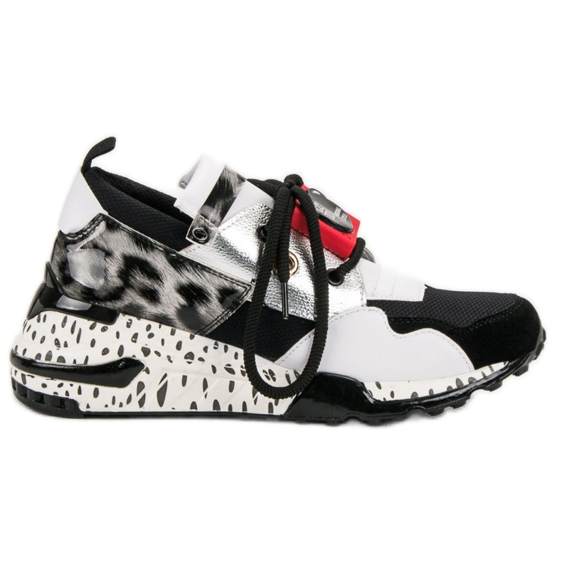 Modne Sneakersy VICES białe wielokolorowe