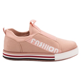 SHELOVET Buty Sportowe Fashion różowe