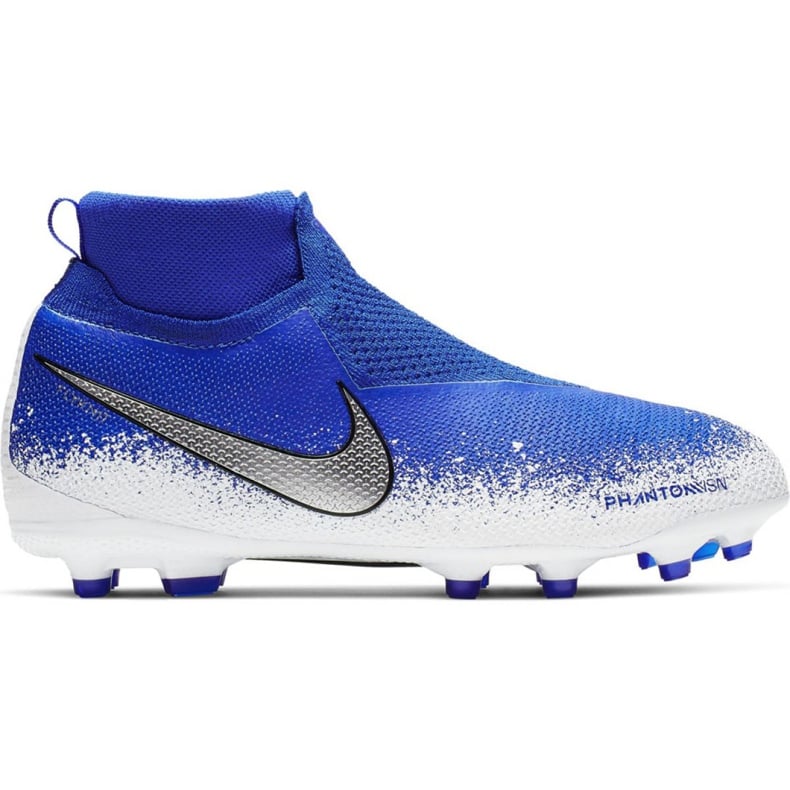 Buty piłkarskie Nike Phantom Vsn Elite Df Mg Jr AO3289-410 wielokolorowe niebieskie