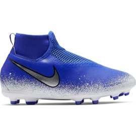 Buty piłkarskie Nike Phantom Vsn Academy Df FG/MG Jr AO3287-410 wielokolorowe niebieskie