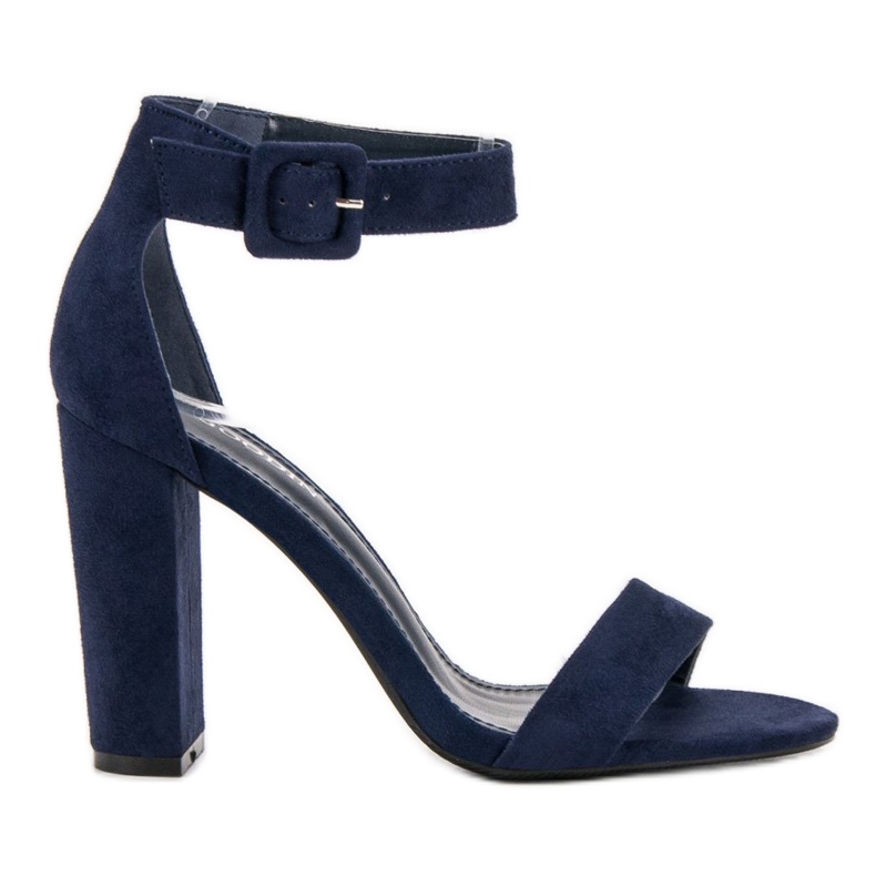 Goodin Sandałki Na Słupku niebieskie