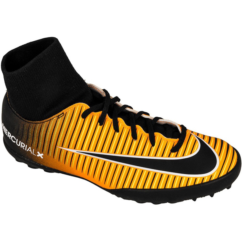 Buty piłkarskie Nike MercurialX Victory Vi Df Tf Jr 903604-801 czarne wielokolorowe