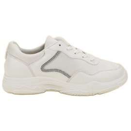 SHELOVET Modne Sneakersy białe