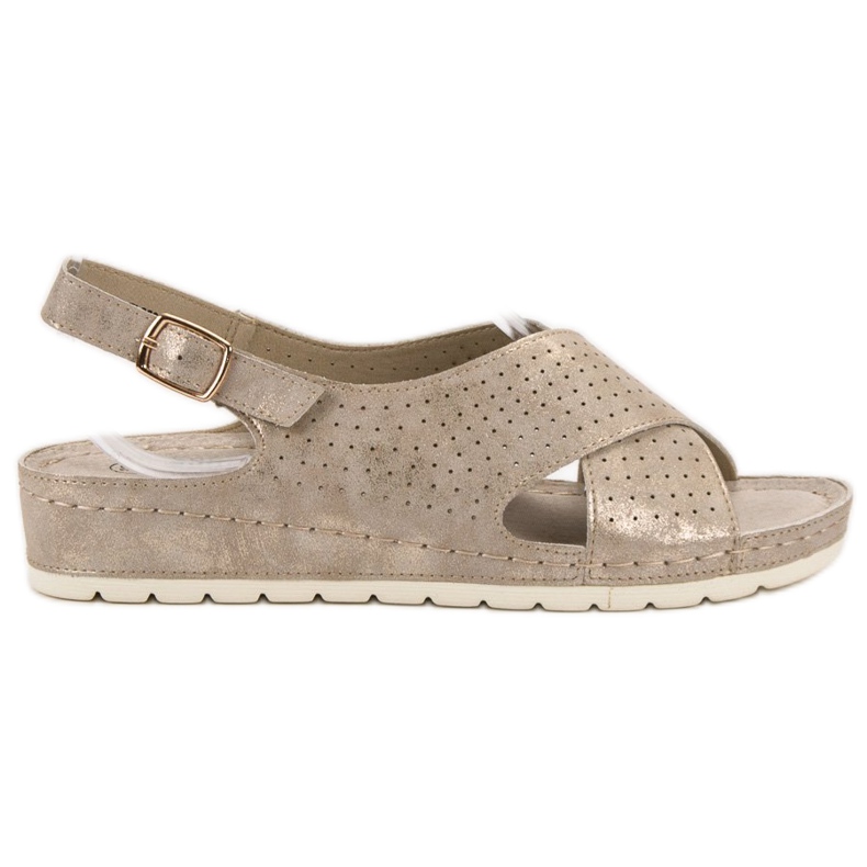 Goodin Sandałki Na Platformie złoty