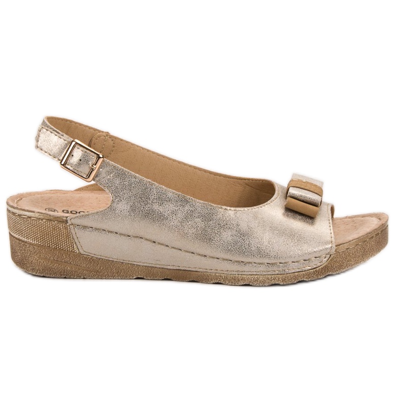 Goodin Sandałki Z Kokardką żółte