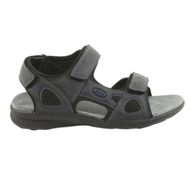 American Club Sandały młodzieżowe sportowe American HL08 niebieskie