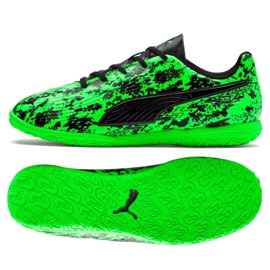 Buty halowe Puma One 19.4 It Jr 105504 04 wielokolorowe zielone