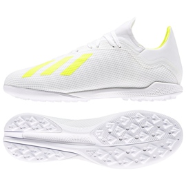 Buty piłkarskie adidas X 18.3 Tf M BB9400 wielokolorowe białe