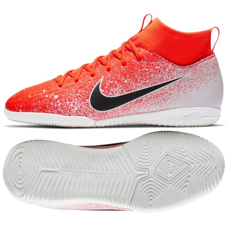 Buty halowe Nike Mercurial SuperflyX 6 Academy Ic Jr AH7343-801 wielokolorowe pomarańczowe