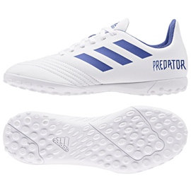 Buty piłkarskie adidas Predator 19.4 Tf Jr CM8558 wielokolorowe białe