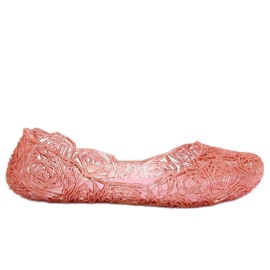 Balerinki gumowe różowe QX-02 Rose