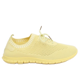 Buty sportowe żółte B111-12 Yellow