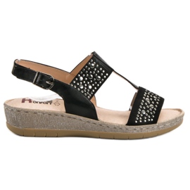 Kylie Sandały Na Platformie czarne