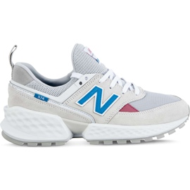 New Balance Ws574pra Sport Arctic Fox With Deep Ozone Blue szare