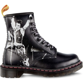 Dr. Martens 1460 Sex Pistols Vicious Black Sex Pistols Backhand Straw Grain czarne