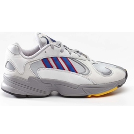 Adidas Yung 1 127 Grey Two Collegiate Royal Scarlet szare wielokolorowe
