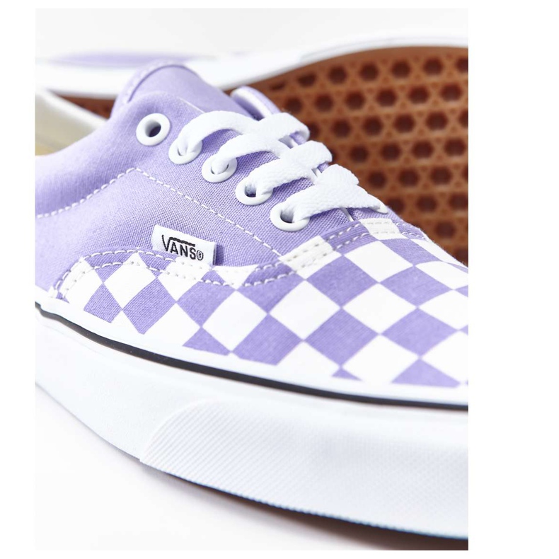Vans Era Vlx Checkerboard Violet białe fioletowe