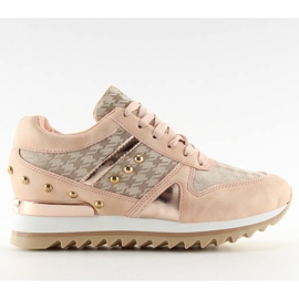 Buty sportowe damskie różowe G-119 Champagne II-GAT