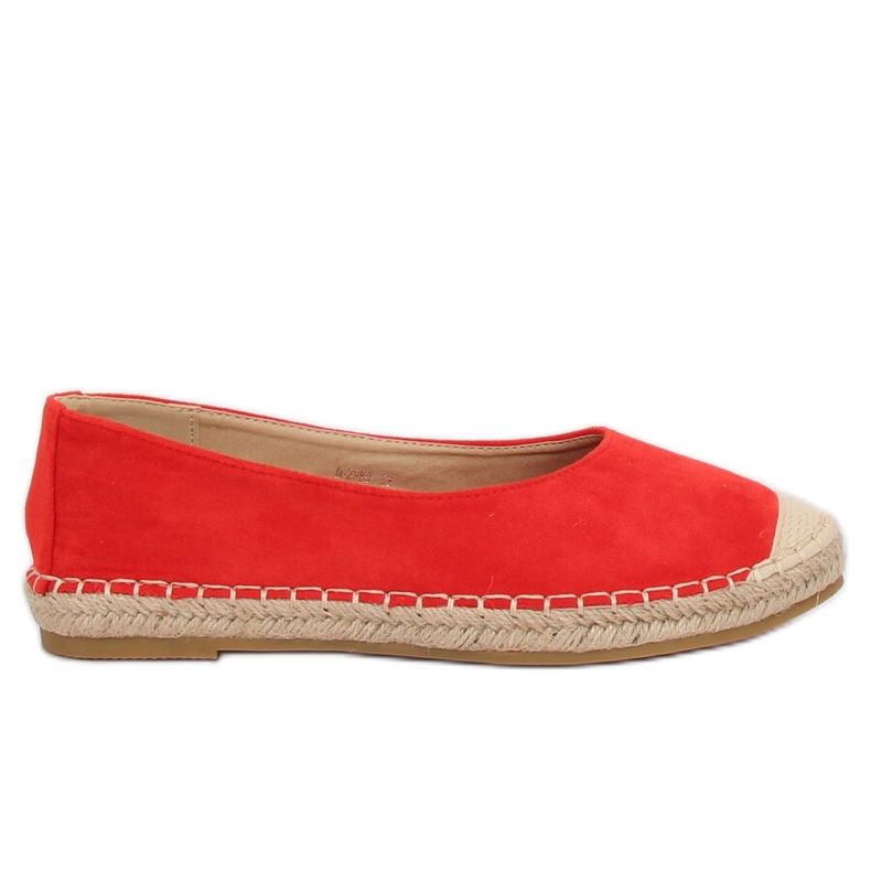 Espadryle baleriny czerwone N-2980 Red