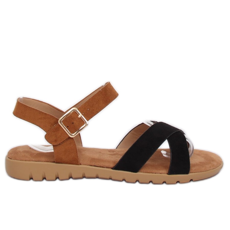 Sandałki damskie czarne 999 Black