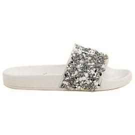 Seastar Eleganckie Białe Klapki