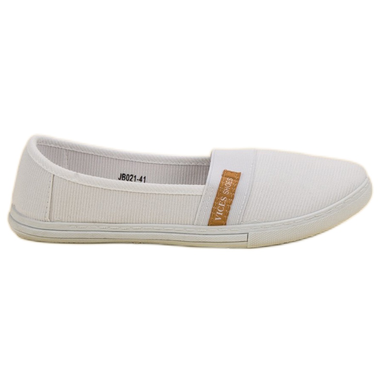 Wygodne Slipony VICES białe