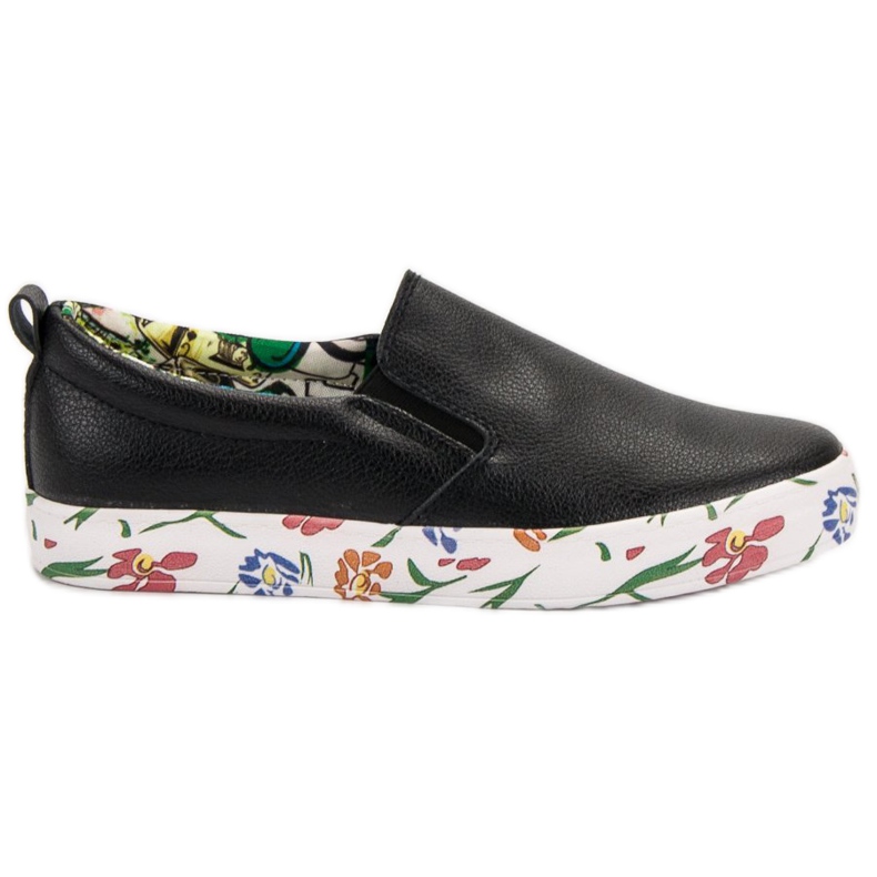 Groto Gogo Modne Slipony czarne