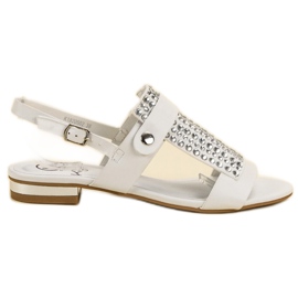 Kylie Białe Sandały Damskie