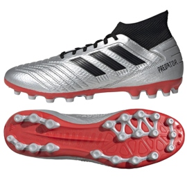 Buty piłkarskie adidas Predator 19.3 Ag M F99989 wielokolorowe srebrny