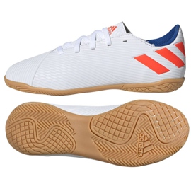 Buty halowe adidas Nemeziz Messi 19.4 In Jr F99928 wielokolorowe białe