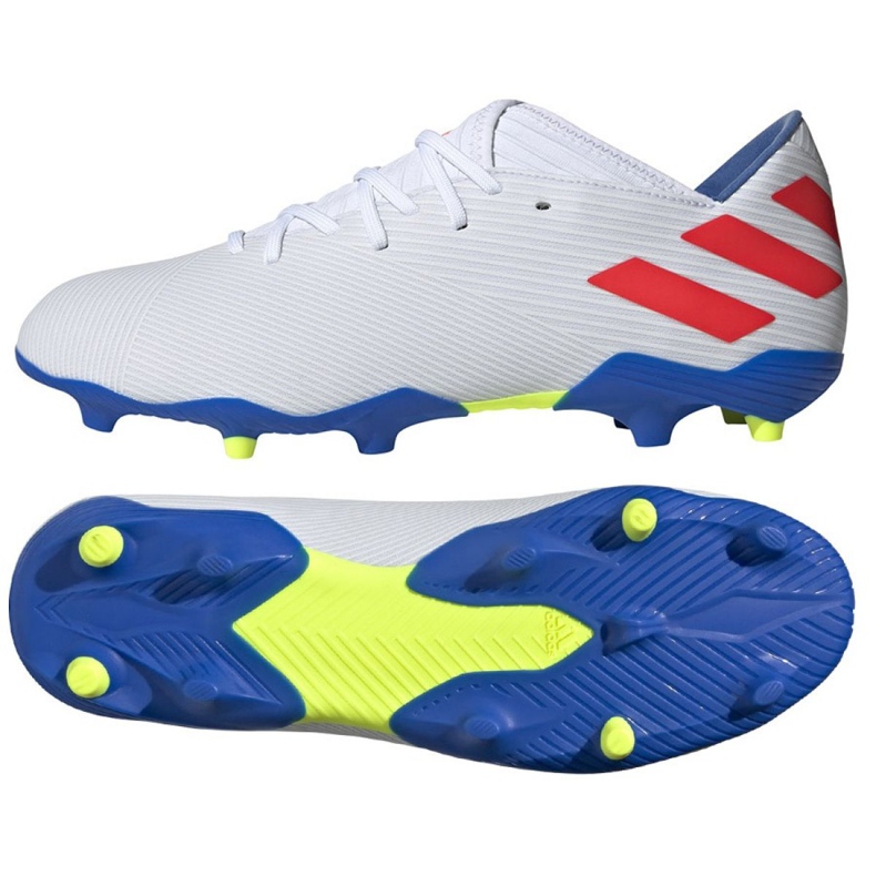 Buty piłkarskie adidas Nemeziz Messi 19.3 Fg M F34400 białe białe